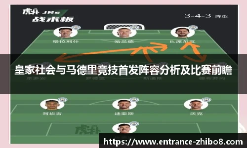 皇家社会与马德里竞技首发阵容分析及比赛前瞻