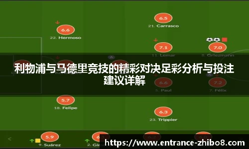 利物浦与马德里竞技的精彩对决足彩分析与投注建议详解