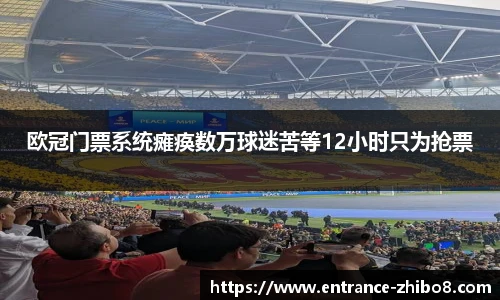 欧冠门票系统瘫痪数万球迷苦等12小时只为抢票